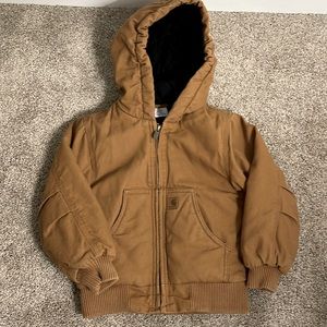 Carhartt hooded jacket.